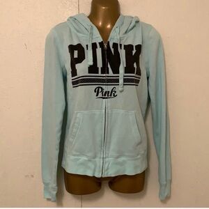 PINK Victoria's Secret Sky Blue Hoodie